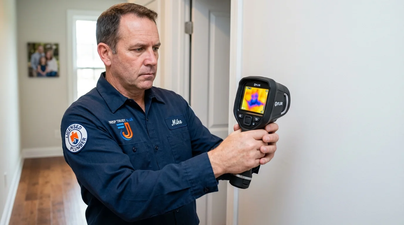 Thermal imaging leak detection by Johns Plumbing LLC in Seeley Lake